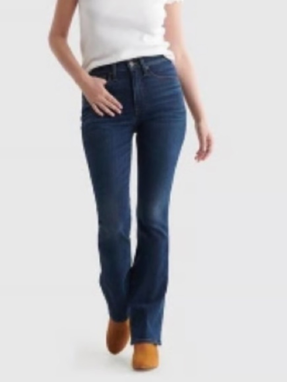 Lucky Brand Lolita Boot Jeans Sz:0/25 Dark Wash